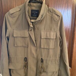 Love Tree olive green Military style jacket size small